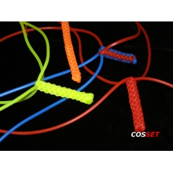 Filofun gruby żyłki wężyki plecionki filofan scoobidoo 20 sztuk w jednym kolorze - żółtym fluorescencyjnym