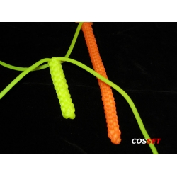 Filofun gruby żyłki wężyki plecionki filofan scoobidoo 20 sztuk w jednym kolorze - żółtym fluorescencyjnym
