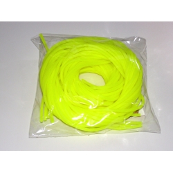 Filofun gruby żyłki wężyki plecionki filofan scoobidoo 20 sztuk w jednym kolorze - żółtym fluorescencyjnym