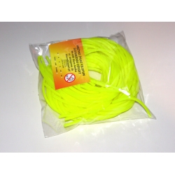 Filofun gruby żyłki wężyki plecionki filofan scoobidoo 20 sztuk w jednym kolorze - żółtym fluorescencyjnym