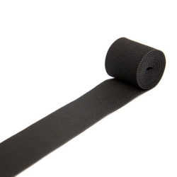 Guma dziana czarna 20 mm KRĄŻEK 25 metrów