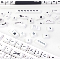 Zestaw klawiszy do klawiatur Keycap Rebel Cartoon 130 sztuk