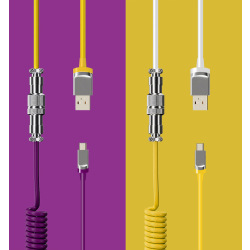 Składany kabel USB Rebel Twist Purple USB-C